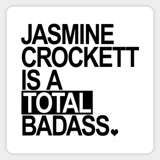 Jasmine Crockett is a total badass - black box Magnet